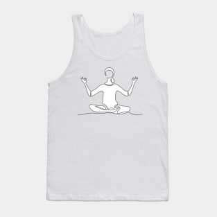 One Line Yoga Tank Top